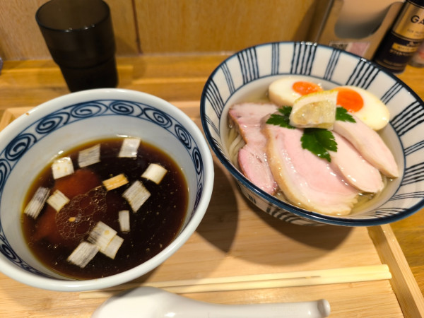 「特製昆布水つけ麺醤油」@だん善ラーメンの写真