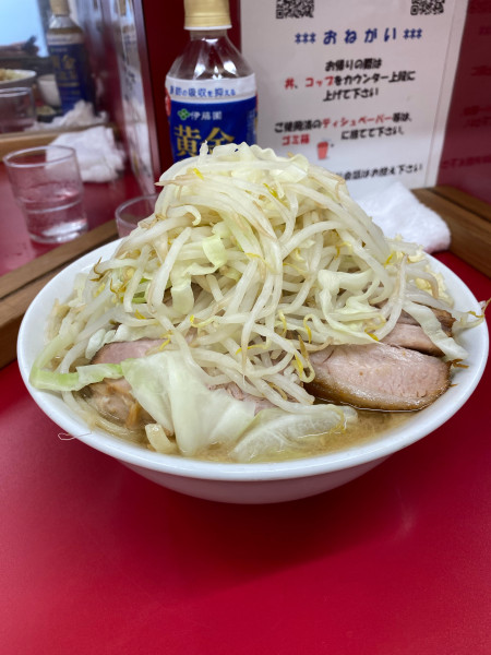 「ラーメン(小)」@ラーメン二郎 神田神保町店の写真