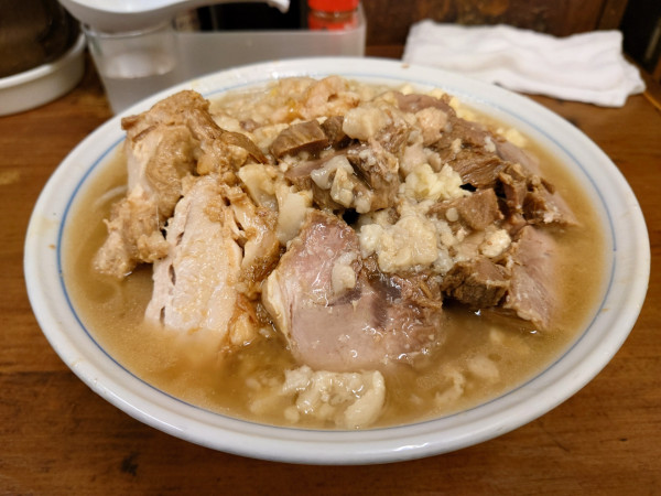 「大豚  ニンニク  アブラ  カラメ」@ラーメン二郎 品川店の写真