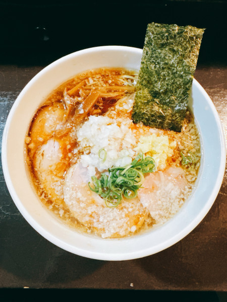 「背脂生姜チャーシューメン」@中華そば 弥栄の写真