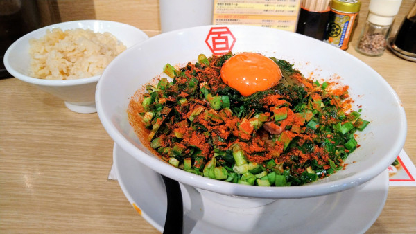 「【限定】ヒヤニラ(旨辛･生姜ご飯付き)」@百年本舗 秋葉原総本店の写真