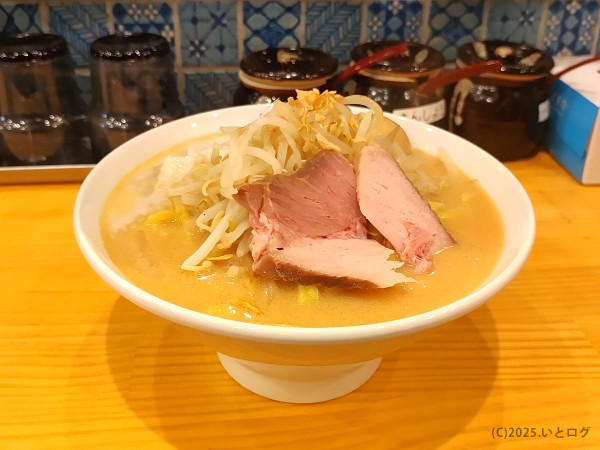 「味噌ラーメン 大盛（＋味玉＋背脂）」@ラーメン 花木流味噌 山梨総本店の写真