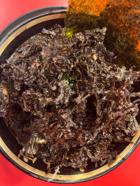 「朝ラーメン780円＋岩のり200円」@横浜家系ラーメン 大輝家の写真