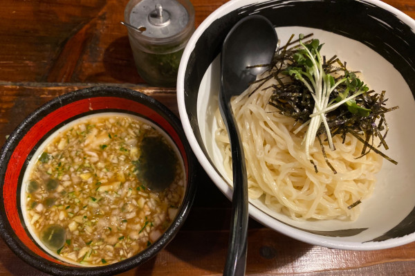 「【限定】生ひやむぎの納豆冷やしつけ麺」@麺場 ハマトラの写真