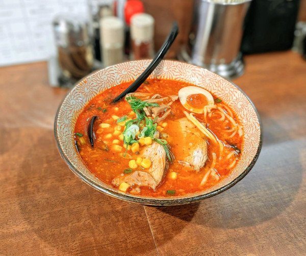 「みそ(ゲキ辛)」@ラーメン・まぜそば 麺丸の写真