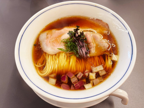 「淡麗かつおそば(醤油)  1000円」@鰹そば田ヶ久保の写真