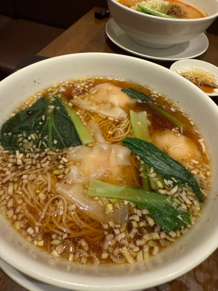 「海老ワンタン麺セット」@京鼎樓 アクアシティお台場店の写真