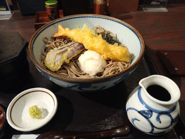 「大海老天おろしそば」@信州そば処 そじ坊 京都五条イオンモール店の写真