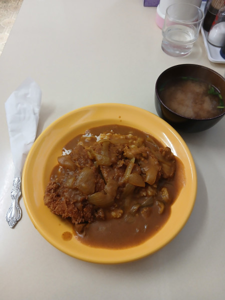 「カツカレーライス 1050円」@キッチンラッキーの写真