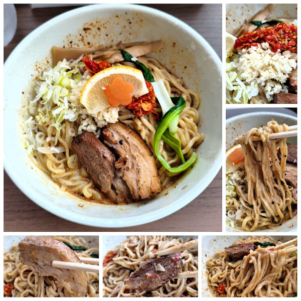 「担々拌麺＋激辛にんにく＝¥1000」@茶々亭の写真