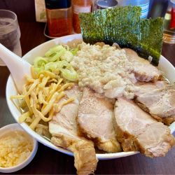 チャーシュー麺(大)身入り＋ニンニク