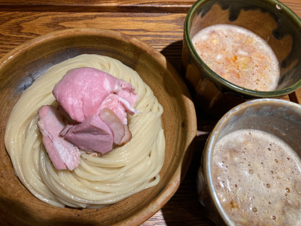 「つけ汁2種つけめん」@あいだやの写真