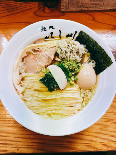 「味玉シン・ショウガ とろろ昆布 塩」@麺処 いし川の写真