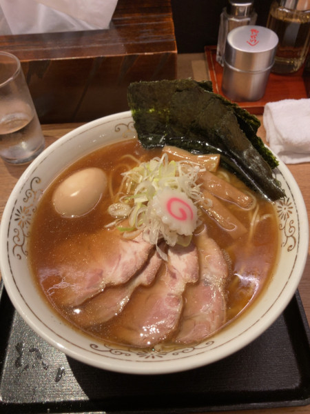 「特製中華そば（大盛り）　1500円」@中華そば 勝本の写真