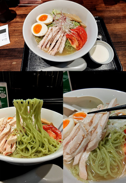 「『冷や塩すっぱ麺+大盛(￥1050+120)』」@らーめんぶん治の写真