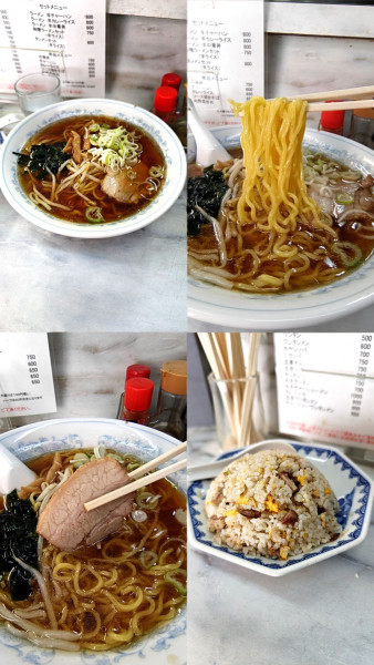 「『ラーメン 半チャーハン(￥800)』」@中華そば 来集軒の写真