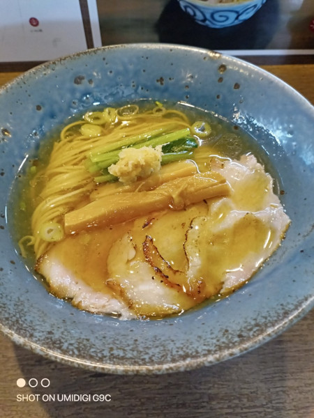 「地鶏中華そば（塩）」@らーめん楓の写真