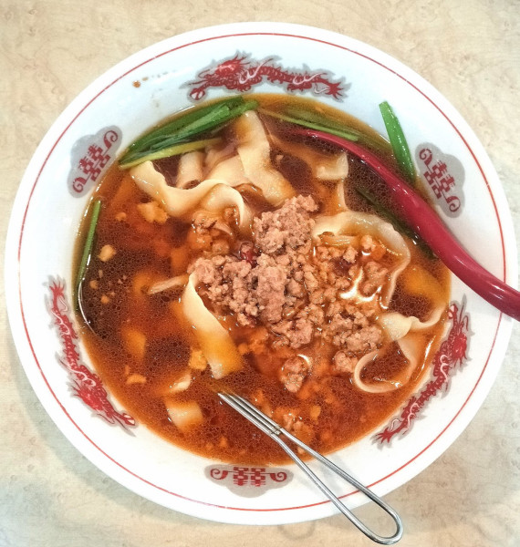 「台湾刀削麺+炒飯セット 1080円」@中華料理 美浜の写真