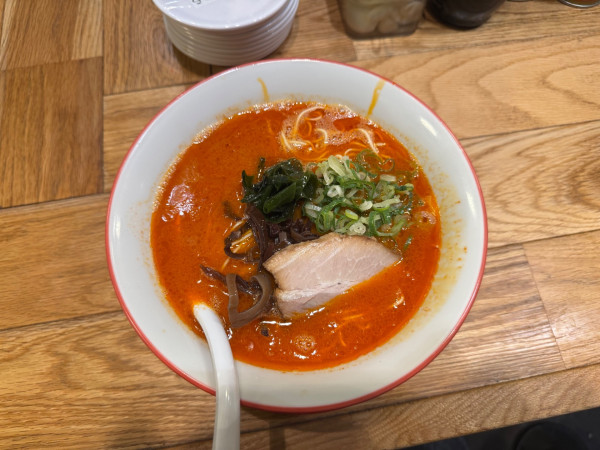 「あかなみ(2辛.ばりかた)850円」@とんこつ拉麺 漣の写真