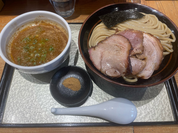 「チャーシューつけ蕎麦大1700+魚介限定200」@中華蕎麦 ひら井の写真