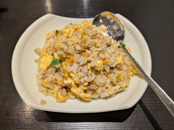 「醤油冷し中華(半チャーハンセット)：1,050円」@天福の写真