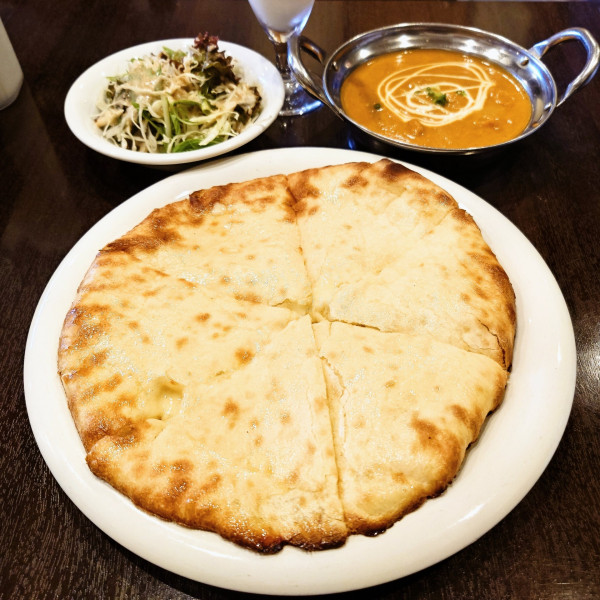 「Ａセット＋チーズナンに変更」@ブッダスパイスの写真