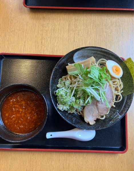 「辛つけめん（中辛）」@めん処 酒家 咲はるの写真