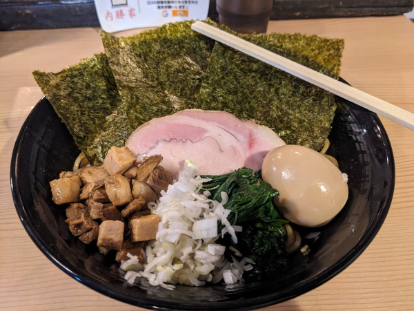 「特製黒まぜそば（中盛・固め）」@内勝家の写真