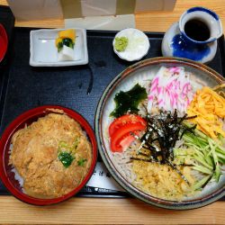 かつ丼冷やしたぬきセット