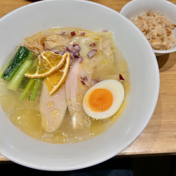 【期間限定】甘夏を使った塩ラーメンコース仕立て(5000円)