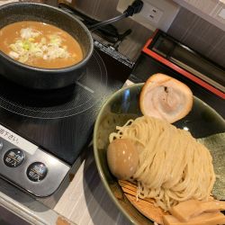 魚介豚骨つけ麺（並）＋味玉