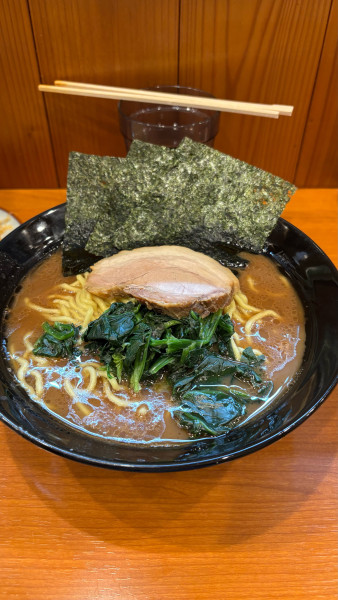 「ラーメン+辛ネギ」@家系らーめん押忍の写真