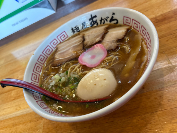 「味玉豚骨中華そば」@麺屋あがらの写真