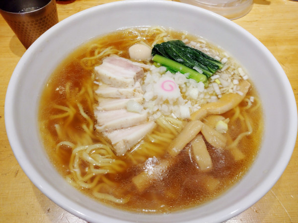 「中華そば 大盛り（1,100円）」@銀座 朧月の写真