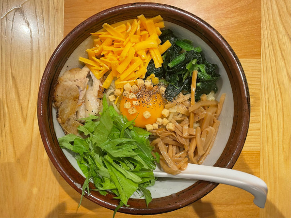 「チーズまぜそば、大盛」@俺流塩らーめん 吉祥寺店の写真