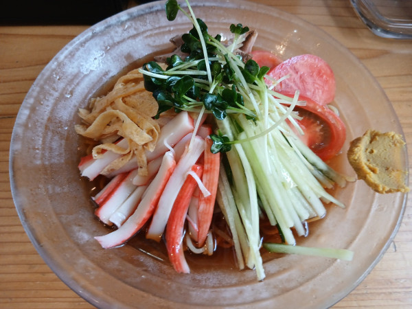 「冷し中華・醤油味 1050円」@中華料理 光龍の写真