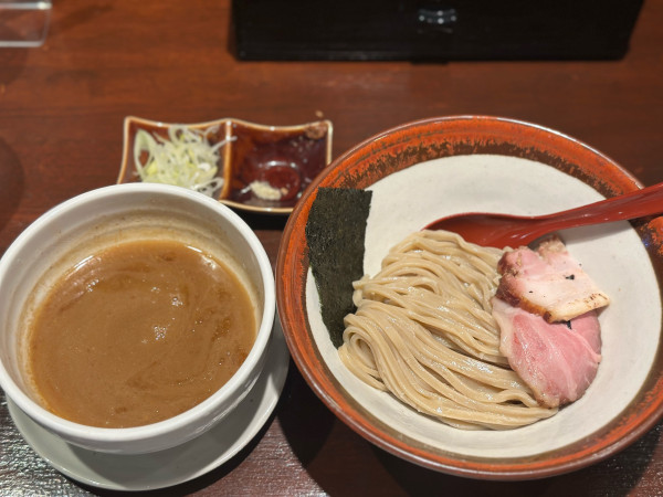「つけ麺」@長男、ほそのたかしの写真