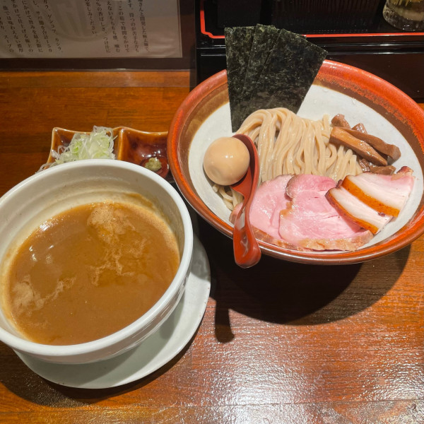 「特製つけ麺大」@長男、ほそのたかしの写真