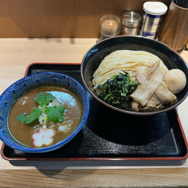 「鶴嶺峰つけめん関脇+味玉」@らー麺土俵 鶴嶺峰の写真