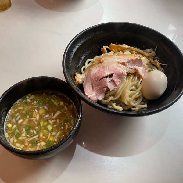 「濃厚つけめん+味玉」@はりけんラーメンの写真