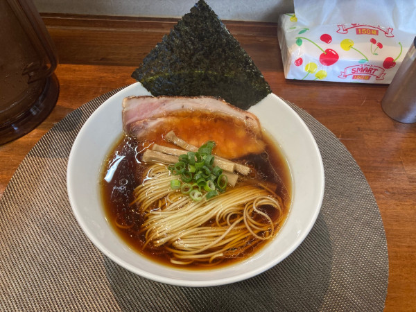 「鶏醤油らーめん+和え玉（醤油と塩）2000円」@塩らーめん 千茶屋の写真