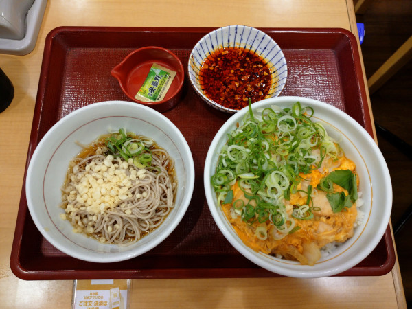 「はいからそば（450円）」@なか卯 大森北一丁目店の写真