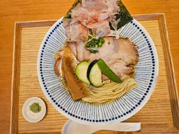 「冷やし出汁そば(白醤油)」@MENYA INOICHI #3の写真