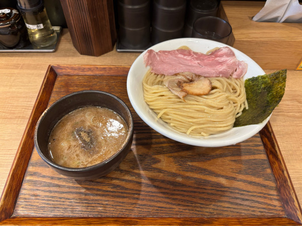 「焼きあごつけ麺（1000）大盛（100）」@濃厚焼きあご煮干し つけ麺さか田の写真