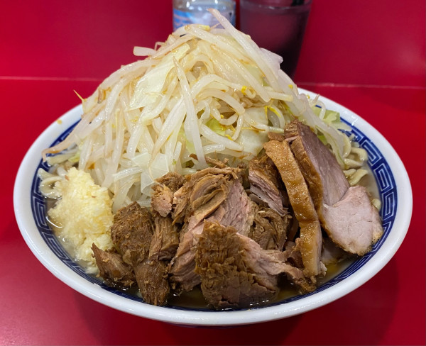 「大豚ラーメン  冷やし」@ラーメン二郎 生田駅前店の写真