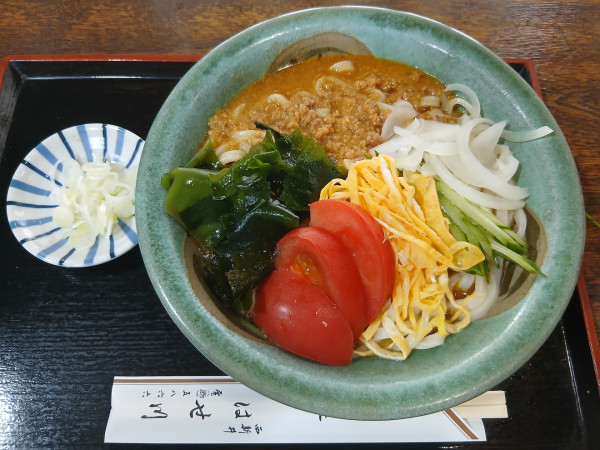 「ひやしごま味噌うどん 1150円」@蕎麦処 はせ川 西新井大師 本店の写真
