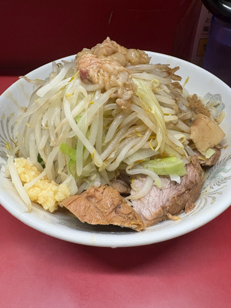 「汁なし　豚5枚　1000円」@ラーメン二郎 環七一之江店の写真
