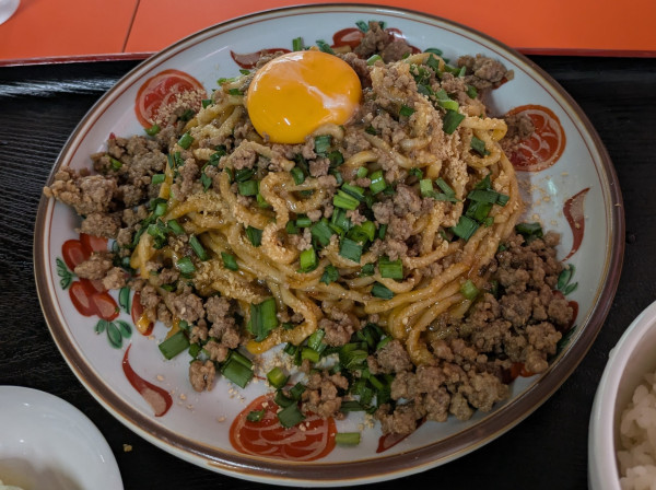 「シビカラまぜそば」@ニューヨーク飯店の写真
