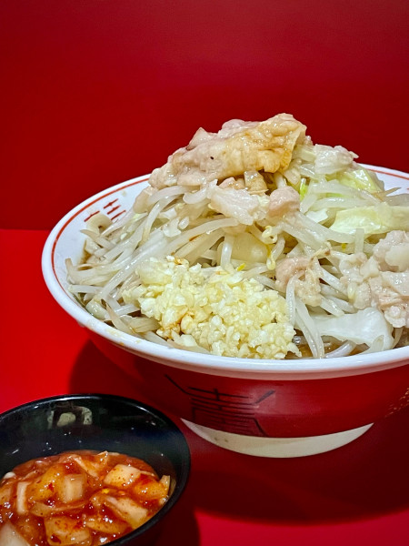 「ラーメン(1000円)/タマチ(100円)」@ラーメン二郎 札幌店の写真