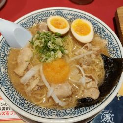 味玉肉そば＋チャーハンセット＋ピールセット